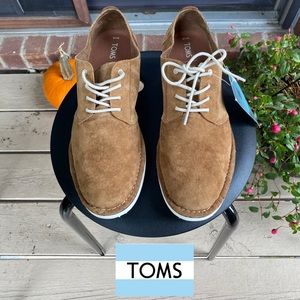 Toms Brown Suede Shoes Mens Size 10